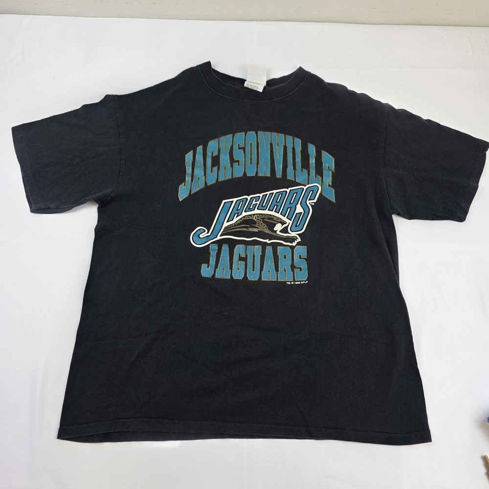 Vintage Jacksonville Jaguars Shirt Mens XL NFL Football Graphic 90s Banned Logo